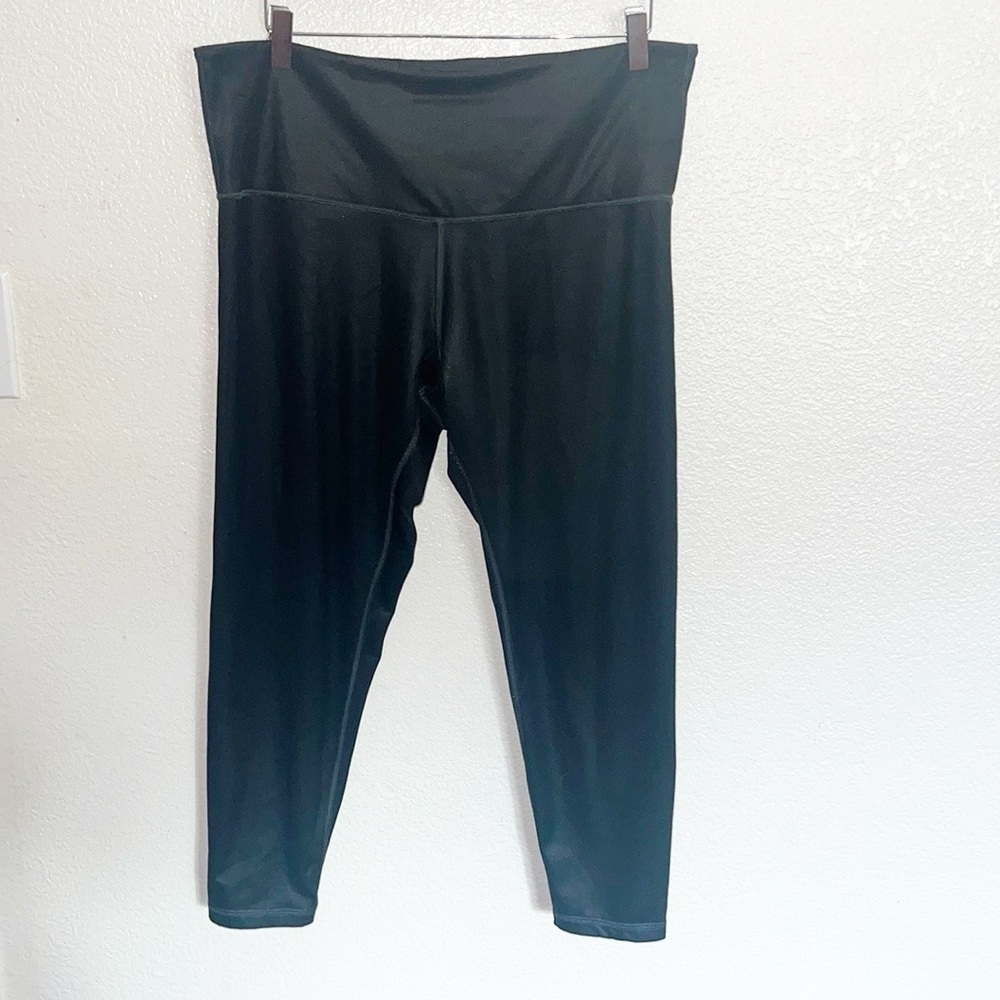 Athleta Elation Ultra High Rise Black Coated Tights